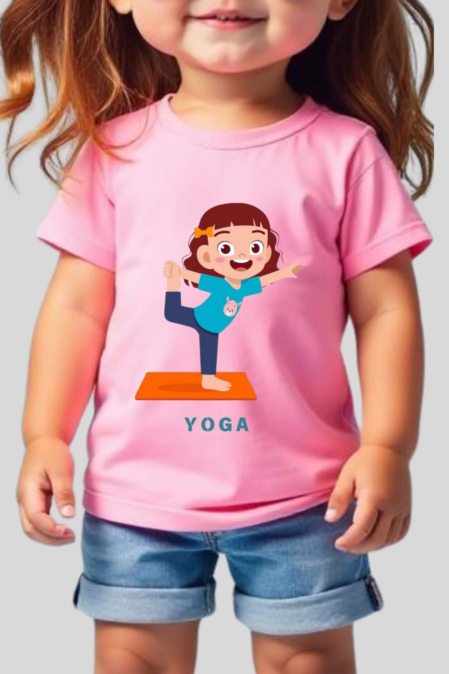 cute yoga | tee | girls