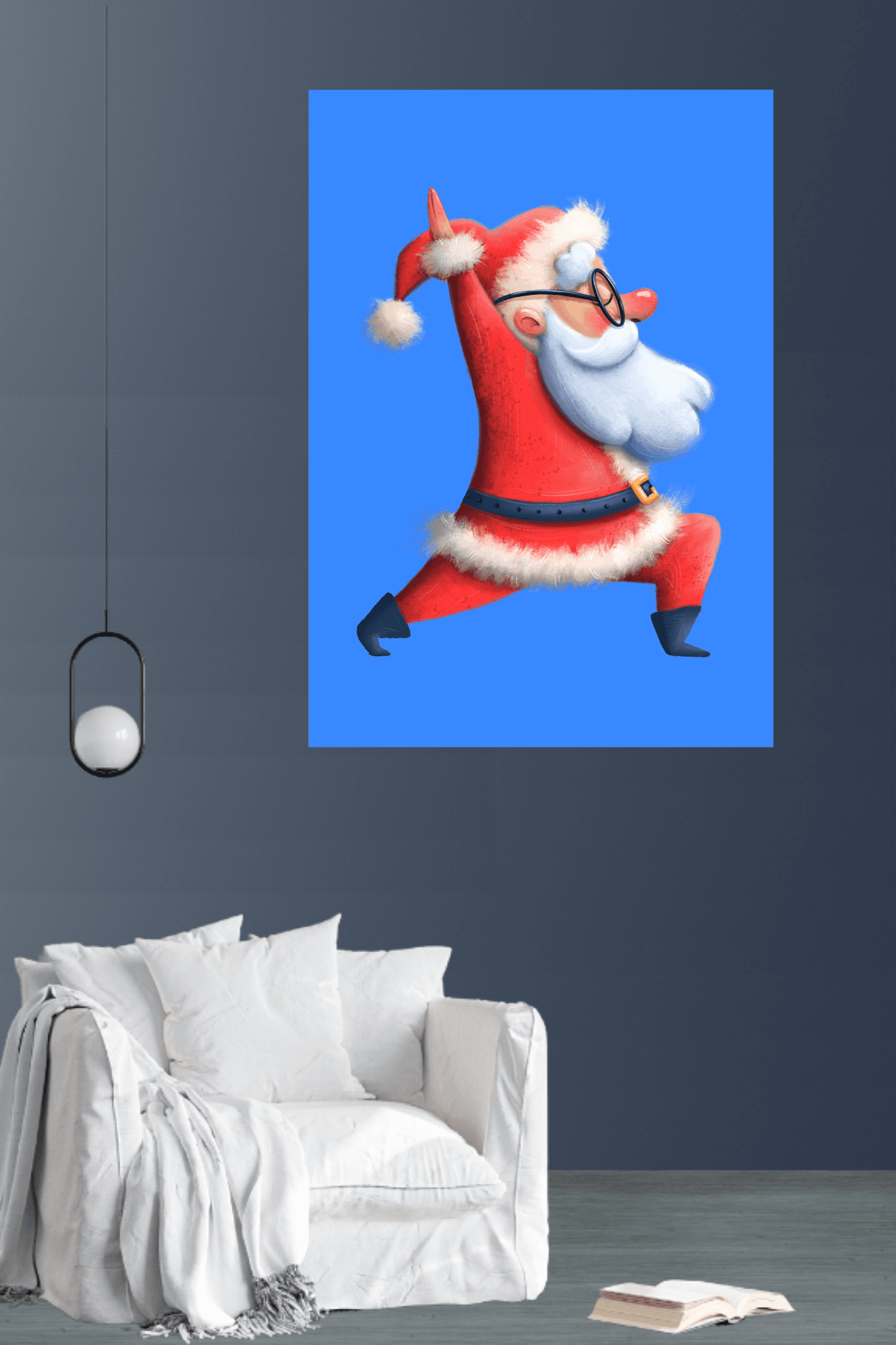 santa yoga | poster