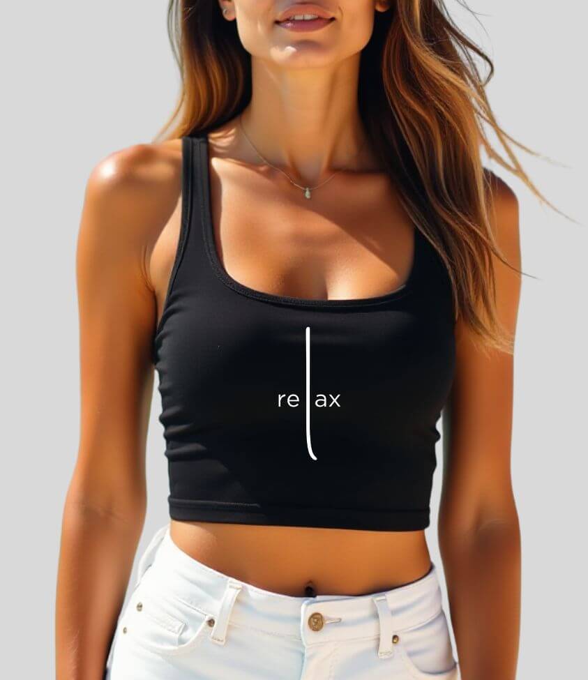 relax | crop top