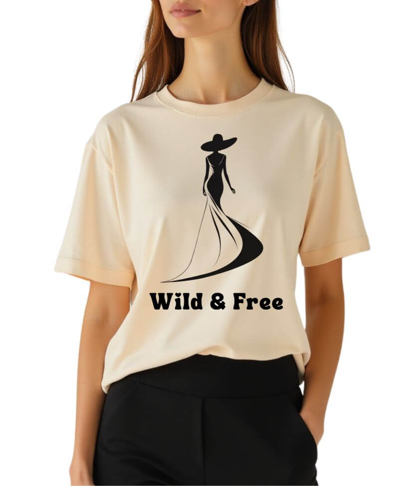 wild & free | oversized tee