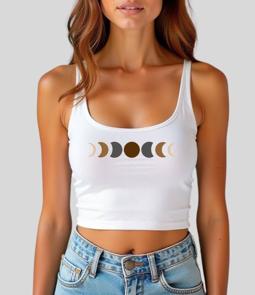 moon phases | crop top