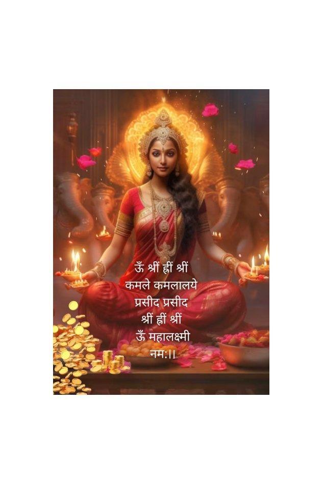 Lakshmi mantra | Art frame - sunny buttons