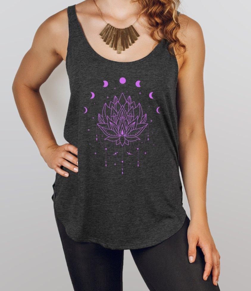 om lotus flower | tank top - sunny buttons