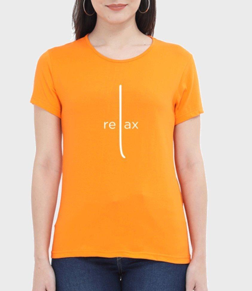 relax | womens tee - sunny buttons
