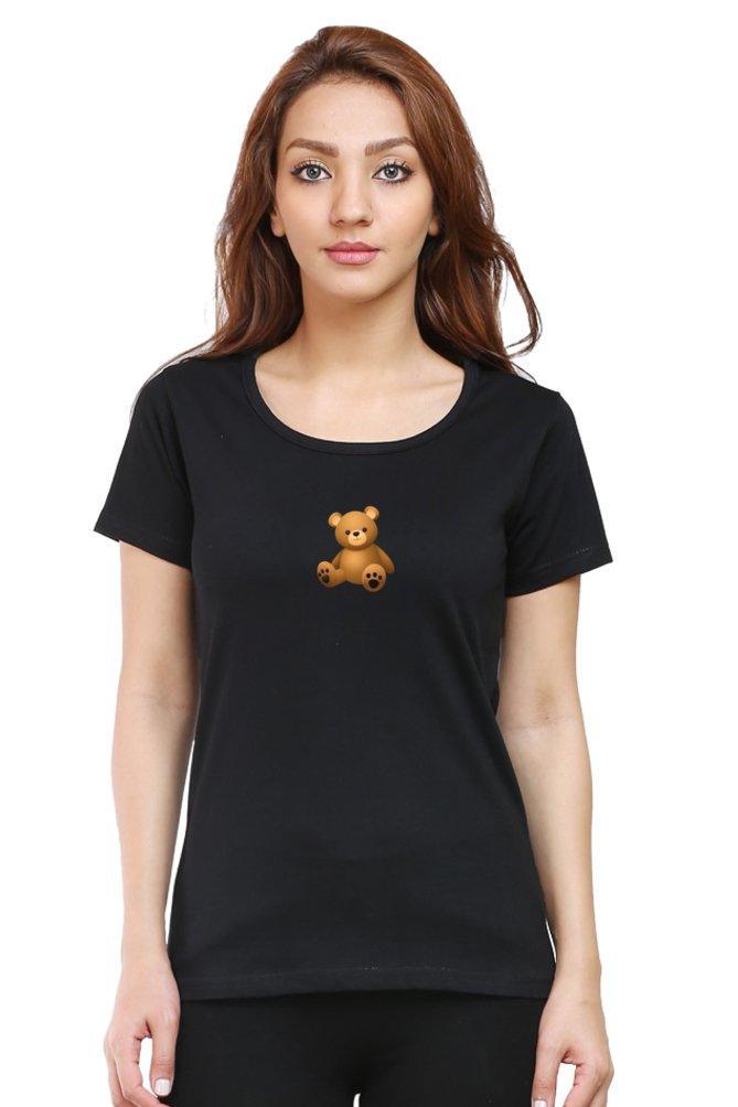 Tiny Teddy Bear Womens T-shirt - sunny buttons