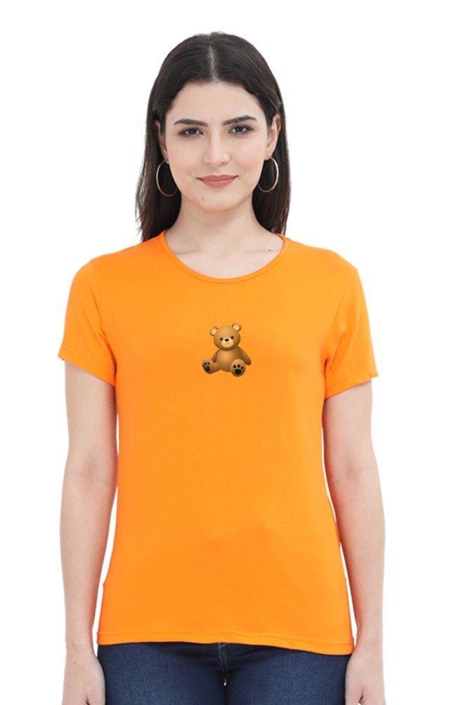 Tiny Teddy Bear Womens T-shirt - sunny buttons