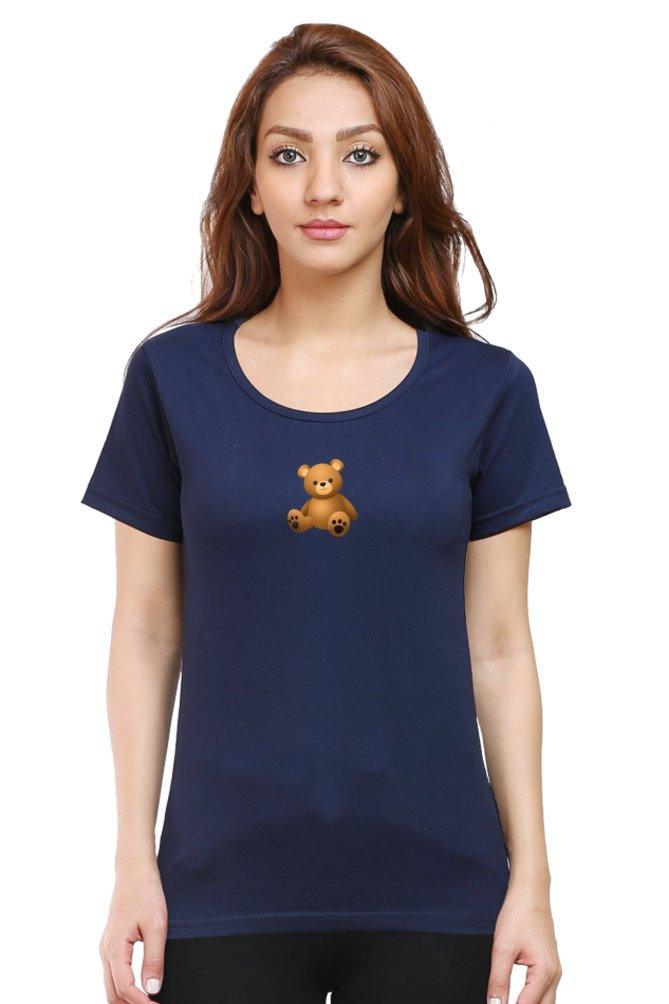 Tiny Teddy Bear Womens T-shirt - sunny buttons