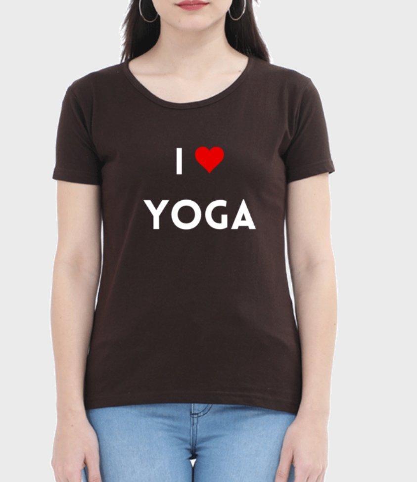 Yoga Tee for womens - sunny buttons