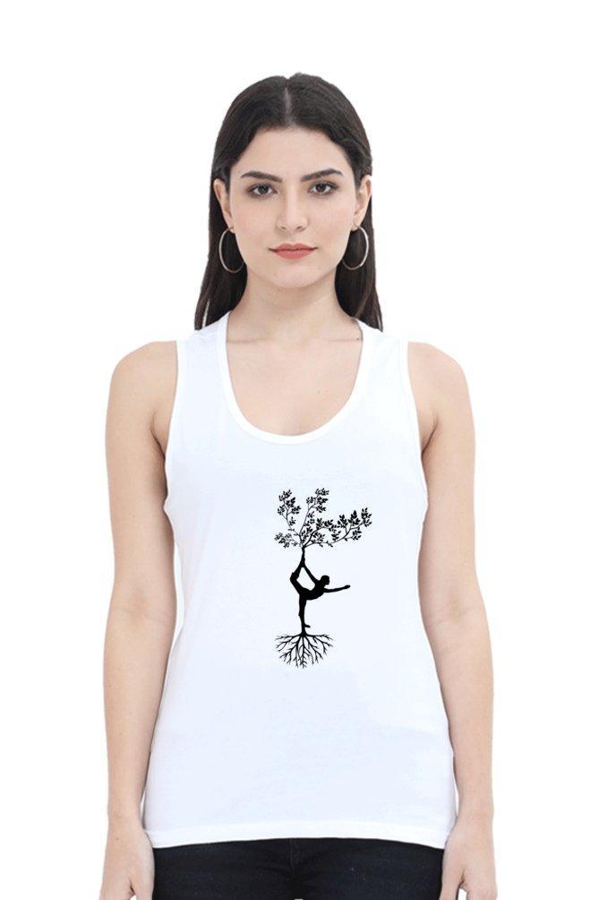 yoga tree | tank top - sunny buttons