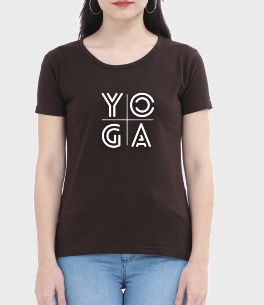 yoga | womens tee - sunny buttons