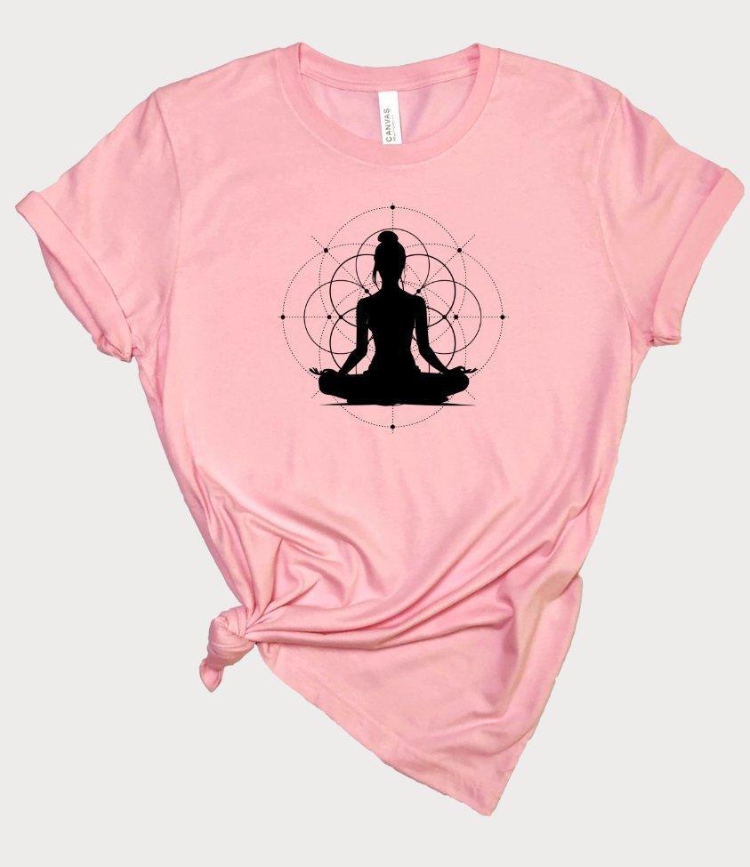 yoga | womens tee - sunny buttons