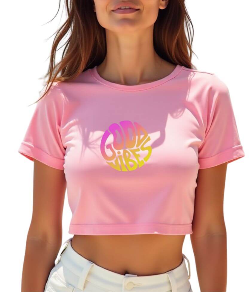 good vibes | crop top