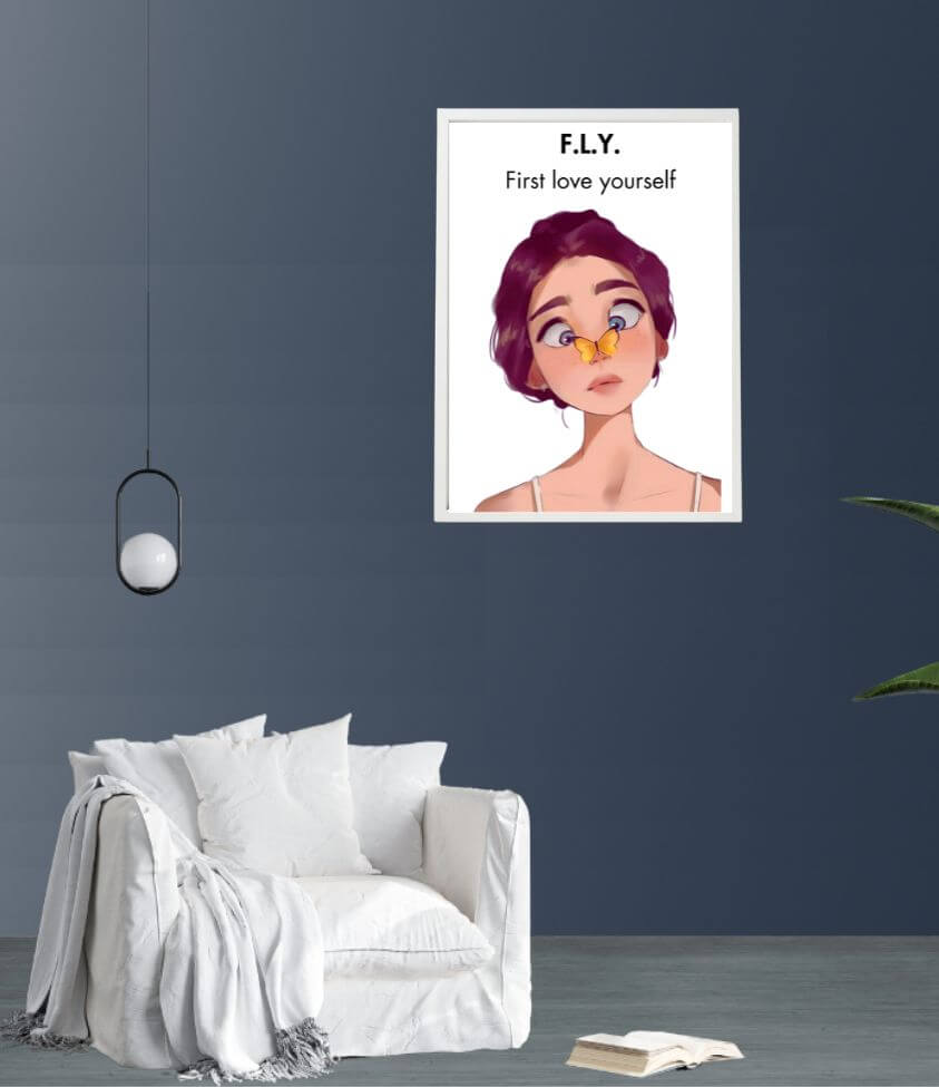 first love yourself | wall art