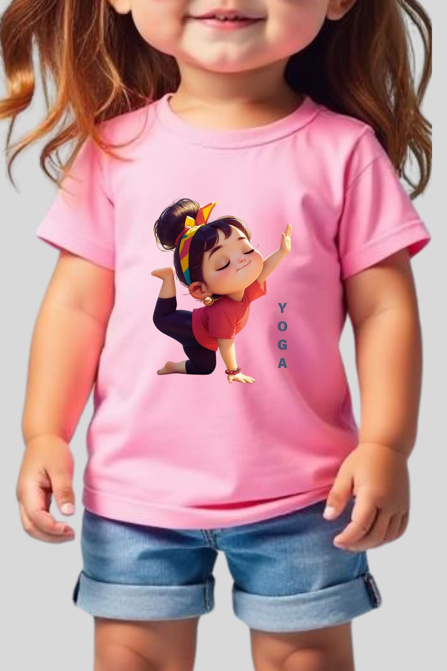 cute yoga | tee | girls