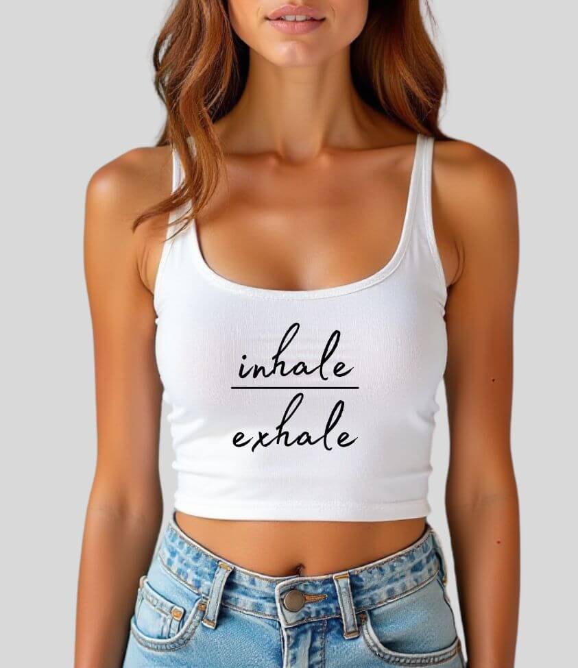 inhale exhale | crop top