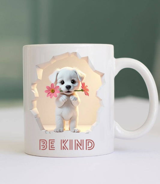 3D | coffee mug | be kind