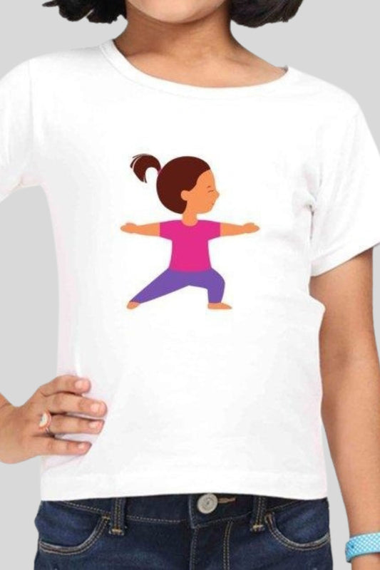 yoga tee | girl