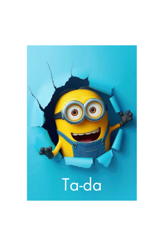 3D | cute minion | wall art