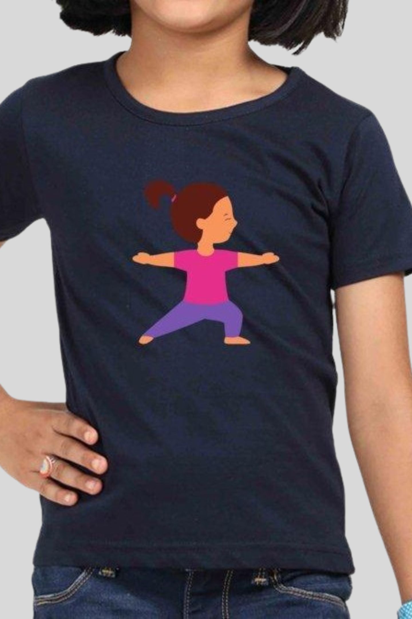 yoga tee | girl