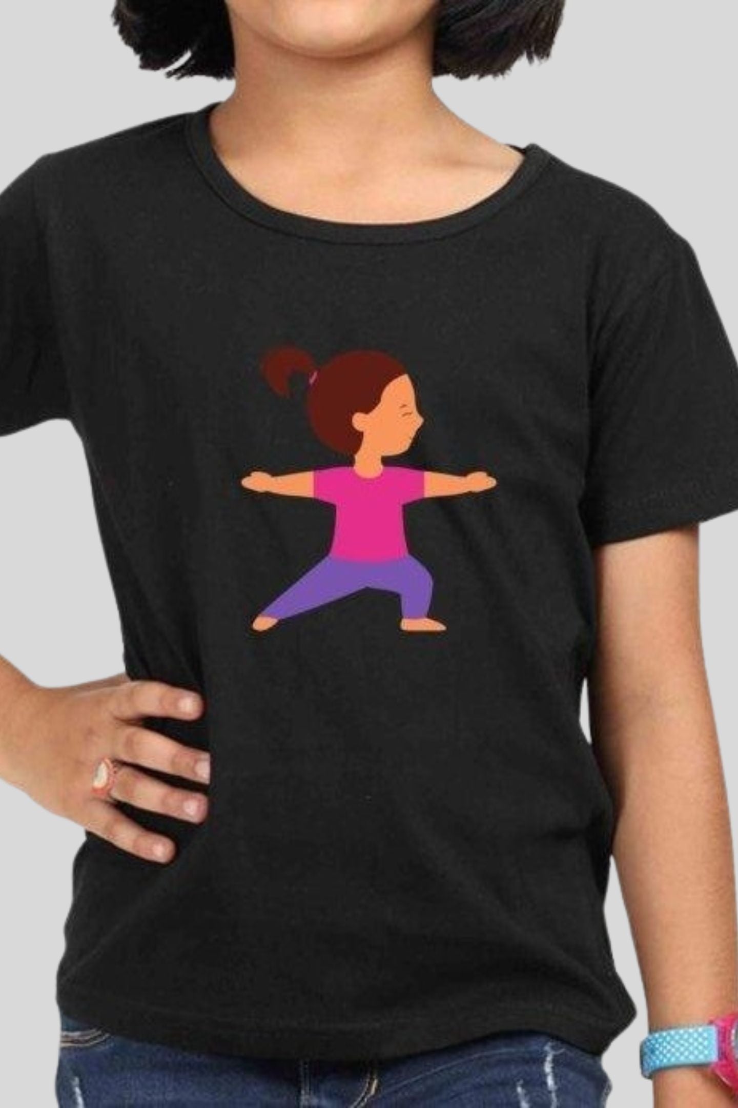 yoga tee | girl