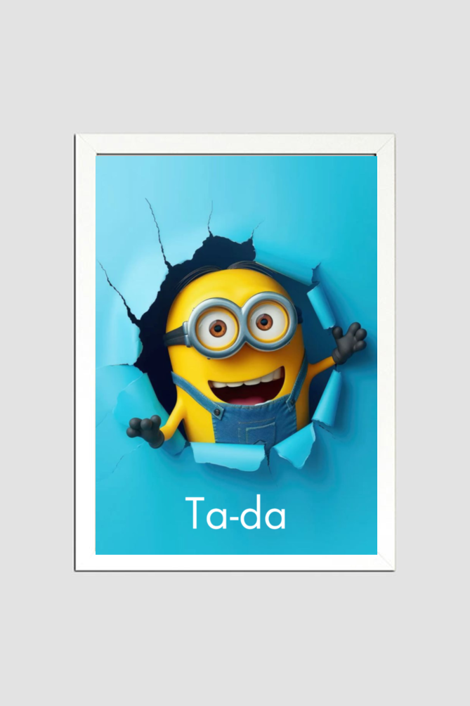 3D | cute minion | wall art