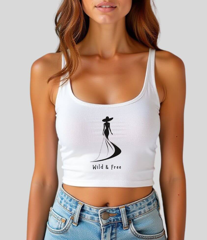 wild & free | crop tank