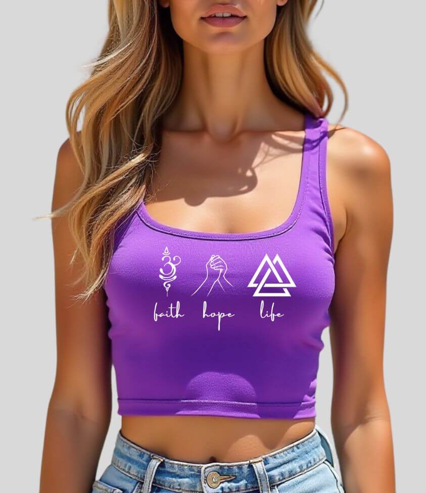 cute and spiritual | crop tank