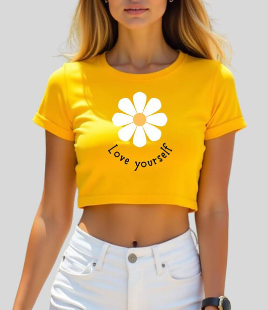 love yourself | crop top