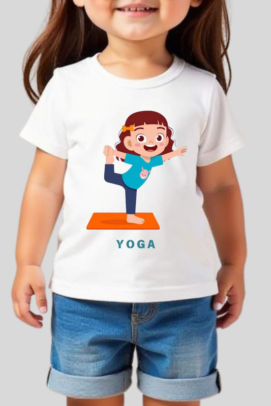cute yoga | tee | girls