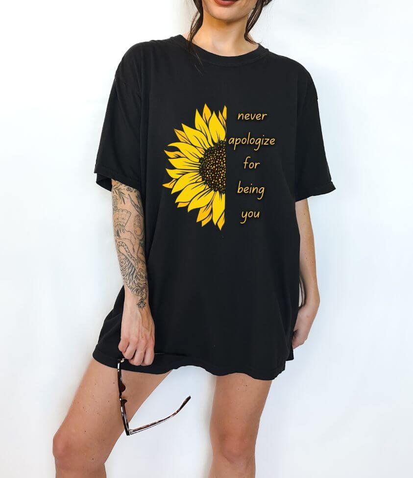 womens oversized tee