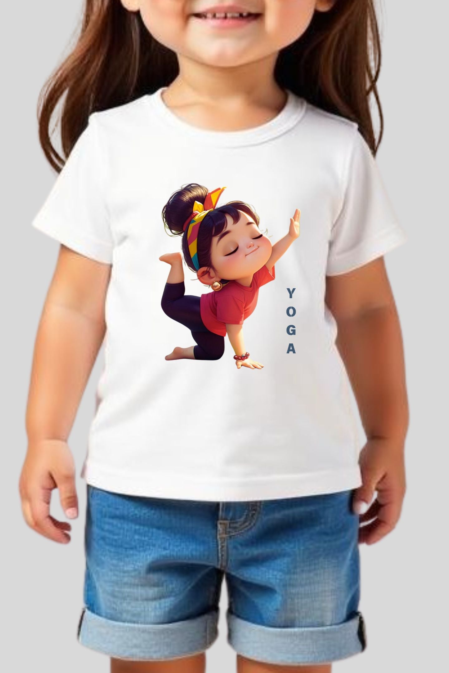 cute yoga | tee | girls