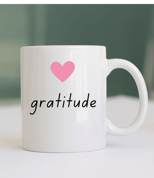 gratitude | coffee mug