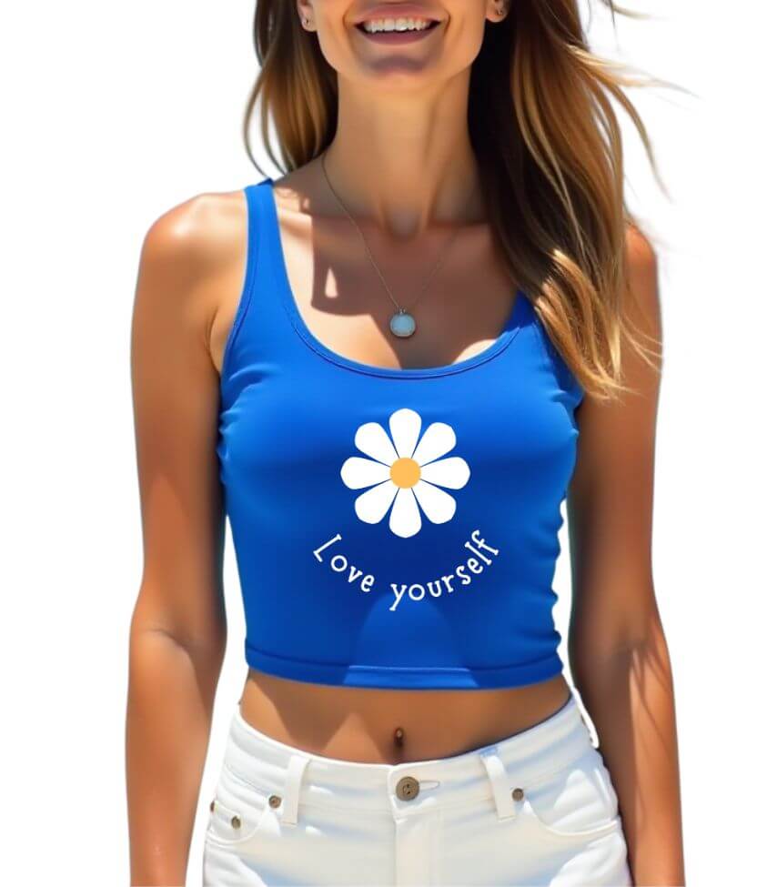love yourself | crop tank