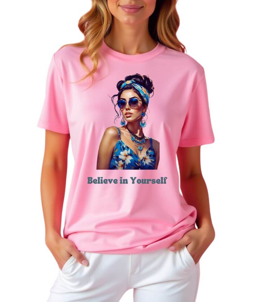 believe in yourself | oversized T