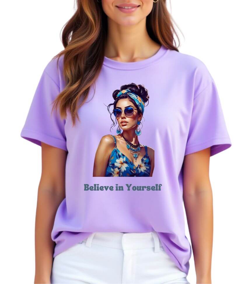 believe in yourself | oversized T