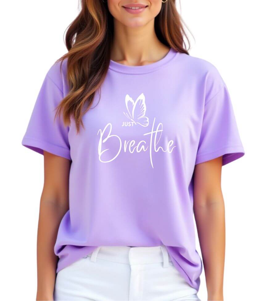 just breathe | oversized T