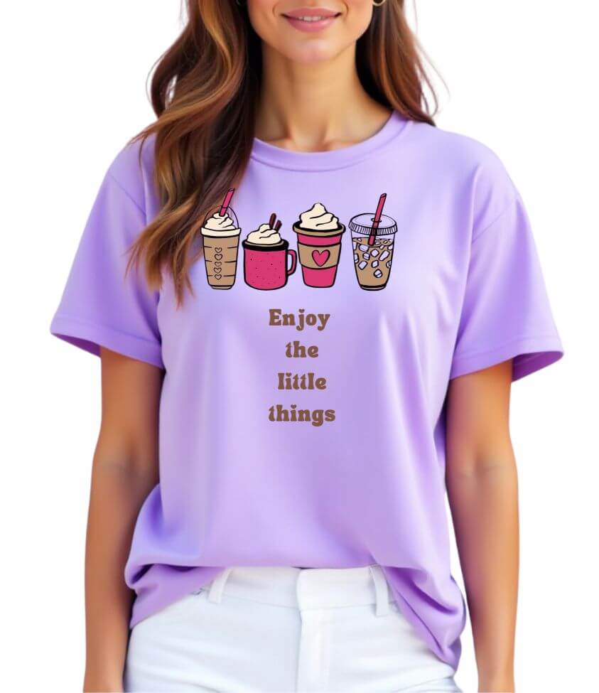 enjoy the little things | oversized T