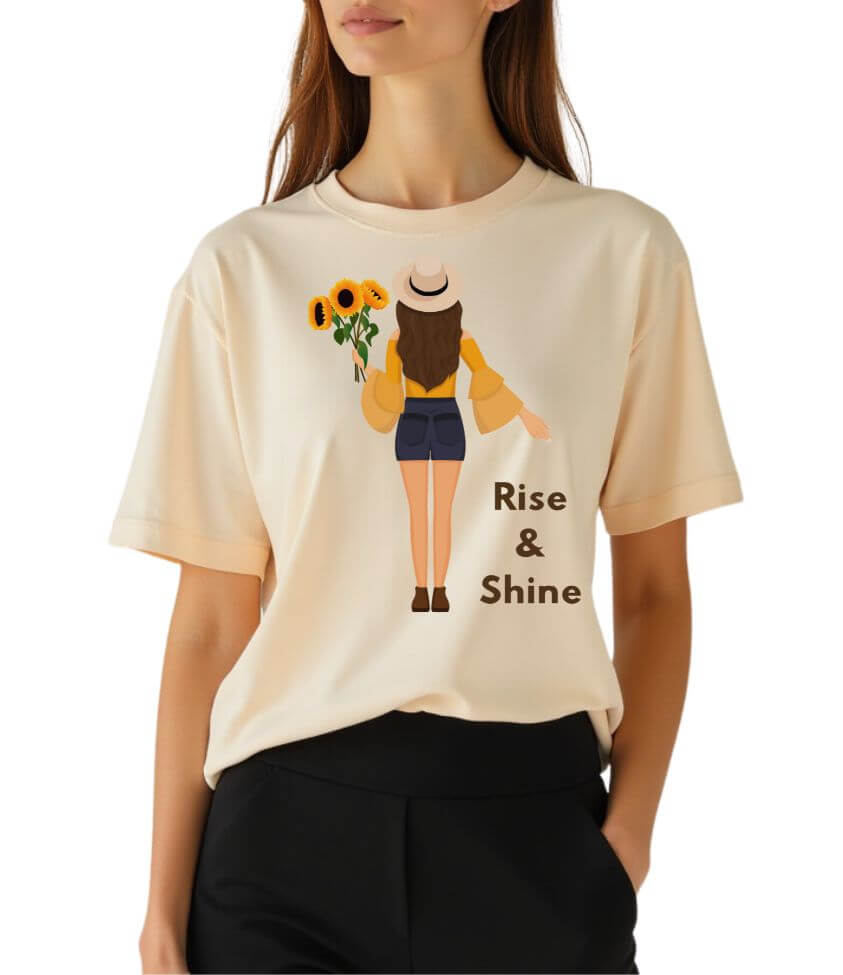 rise & shine | oversized T