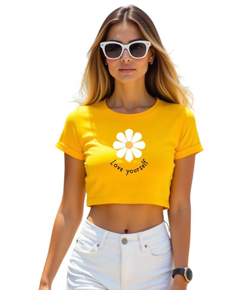 love yourself | crop top