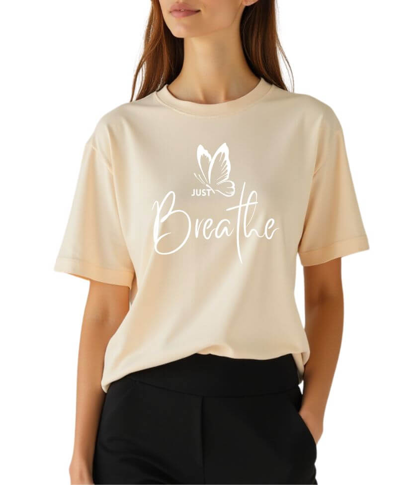 just breathe | oversized T