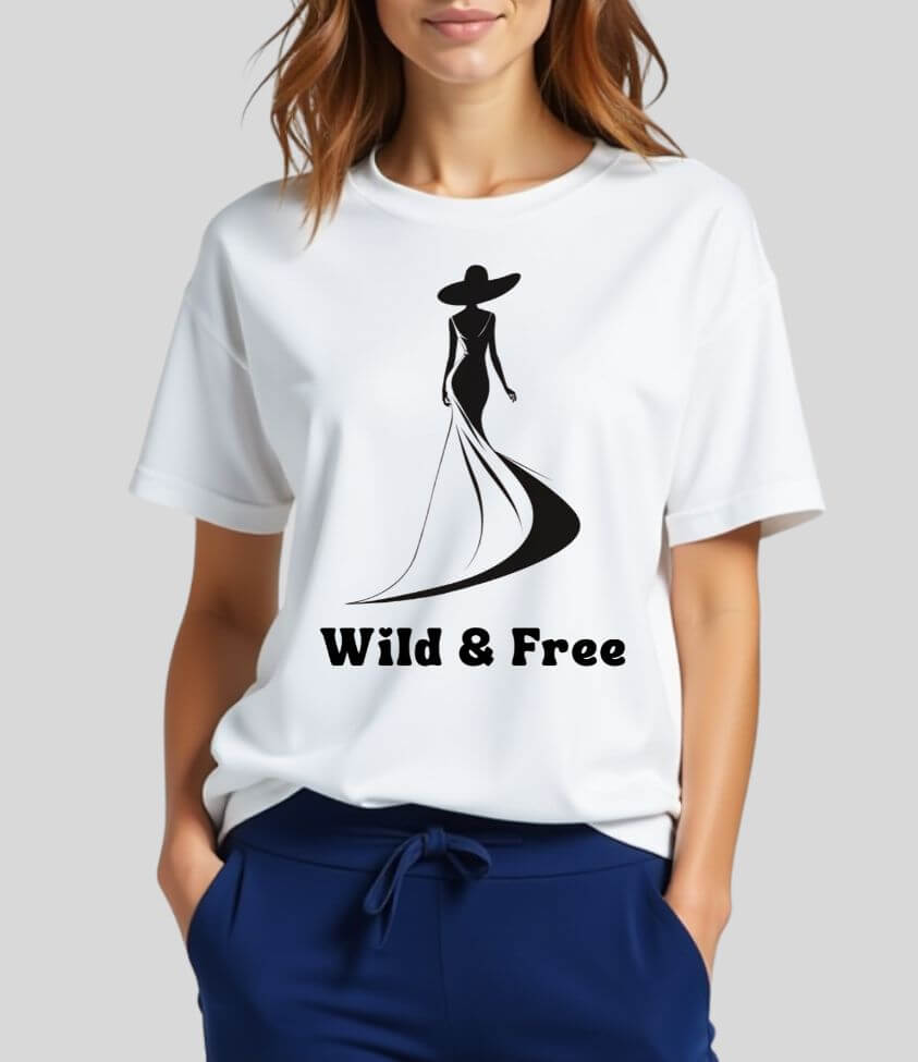 wild & free | oversized tee