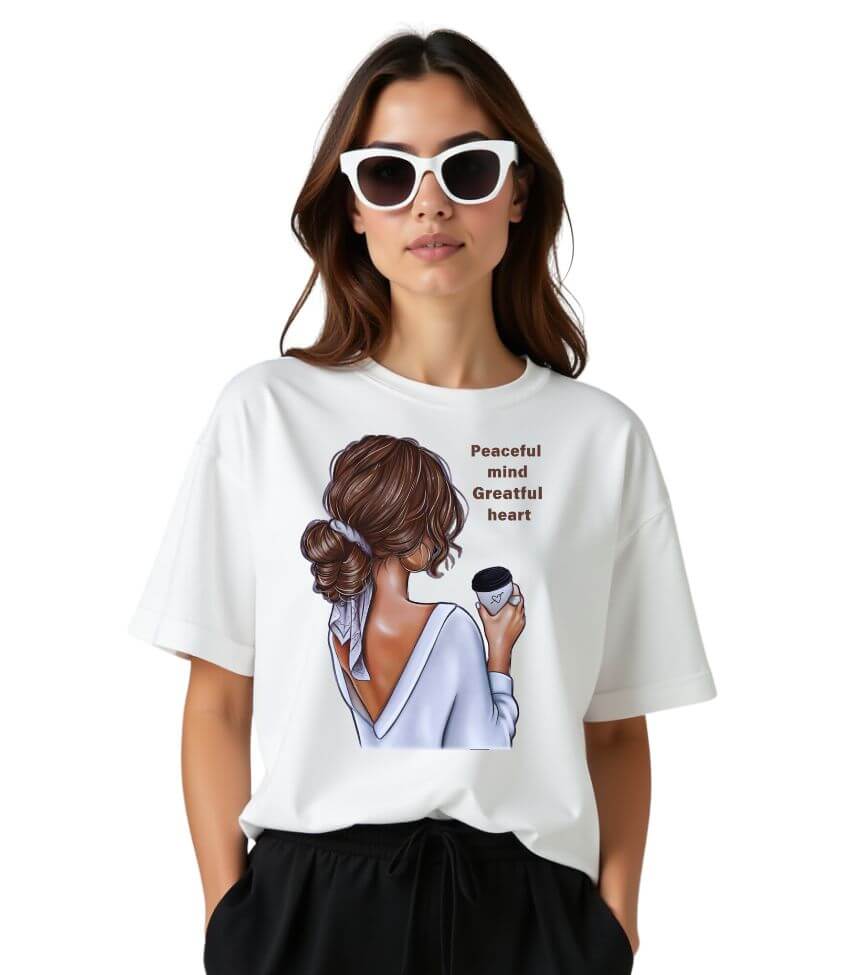 positive life Oversized tee