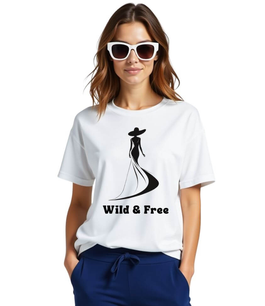 wild & free | oversized tee