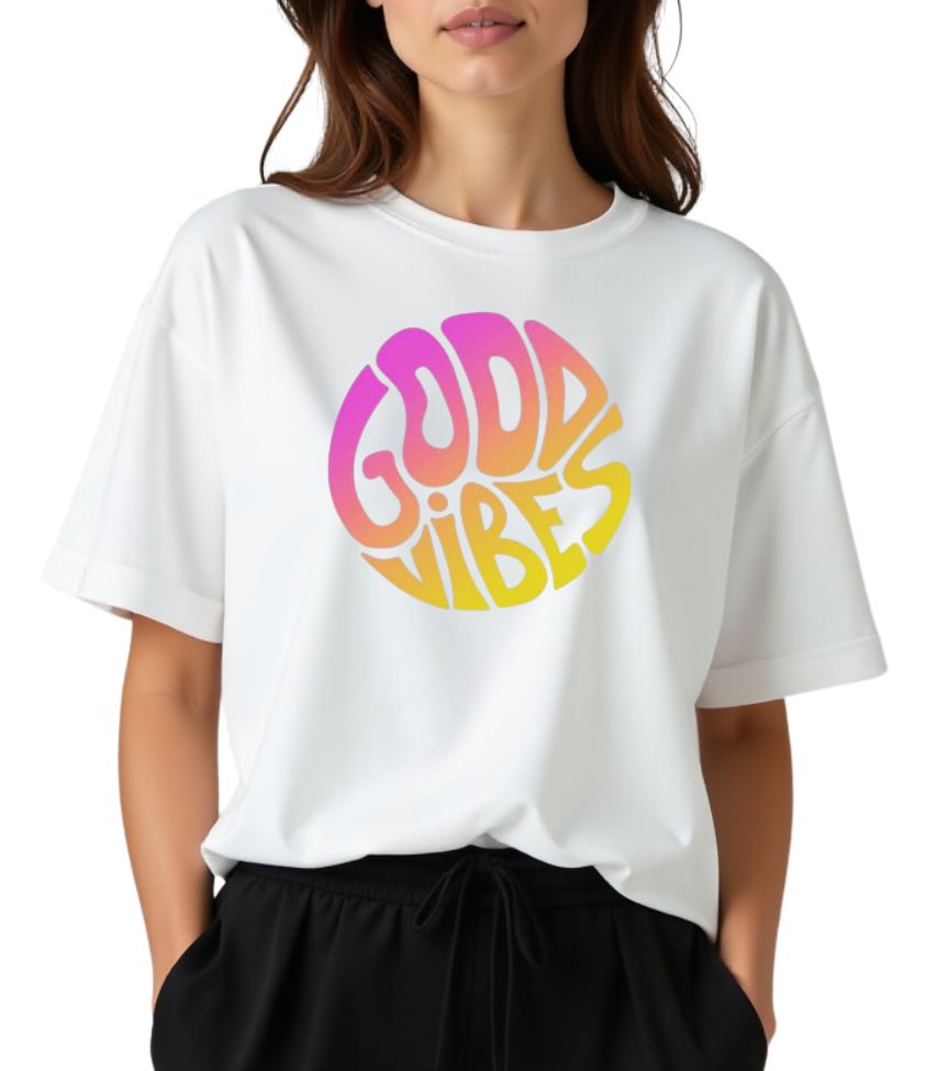 good vibes | oversized tee