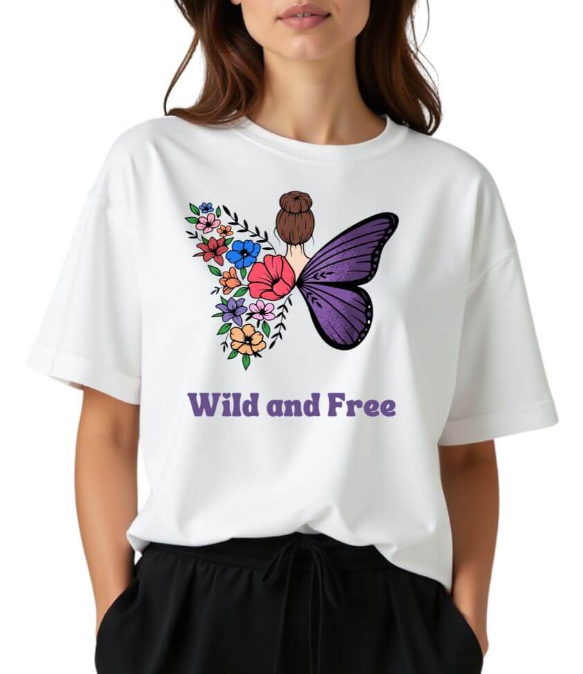 Beautiful butterfly | oversized tee