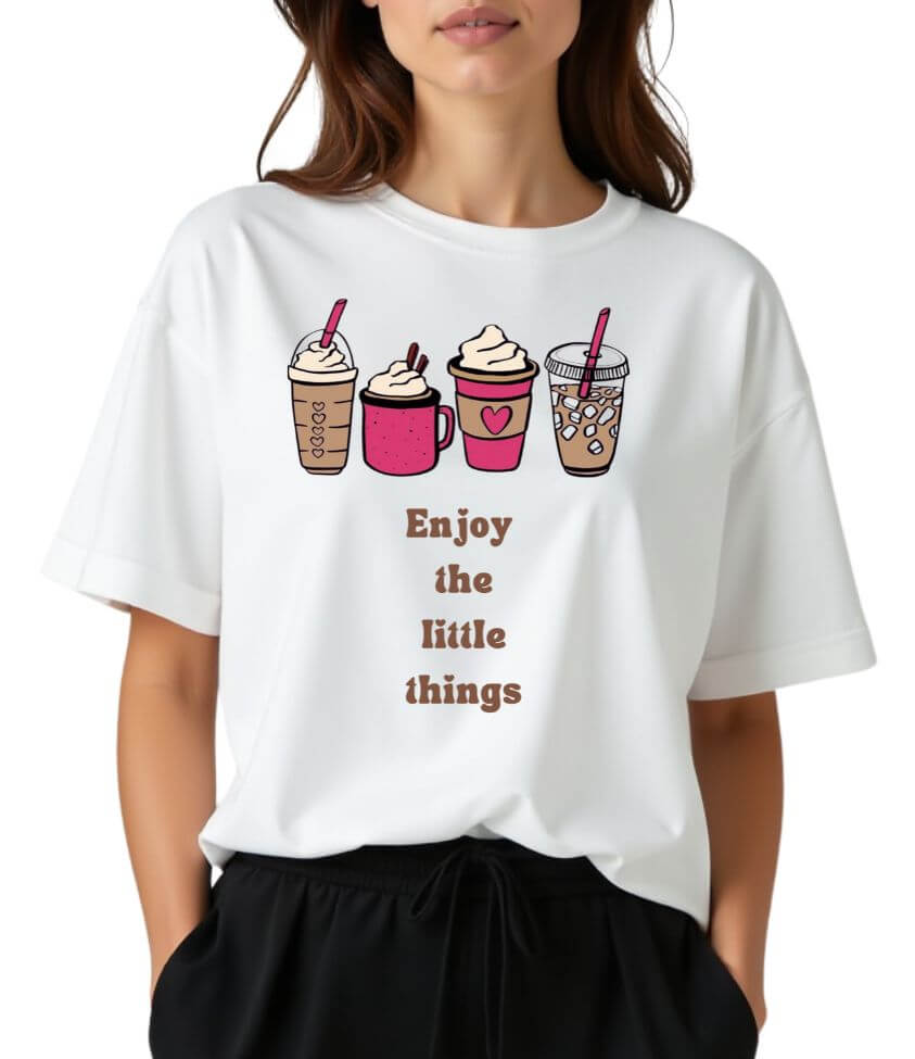 enjoy the little things | oversized T