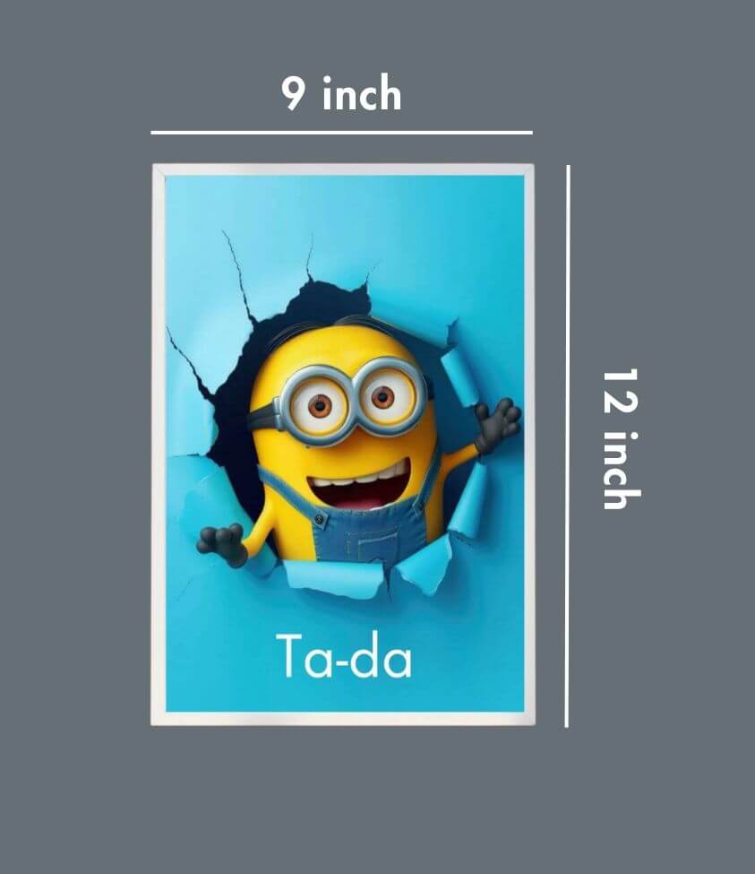 3D | cute minion | wall art