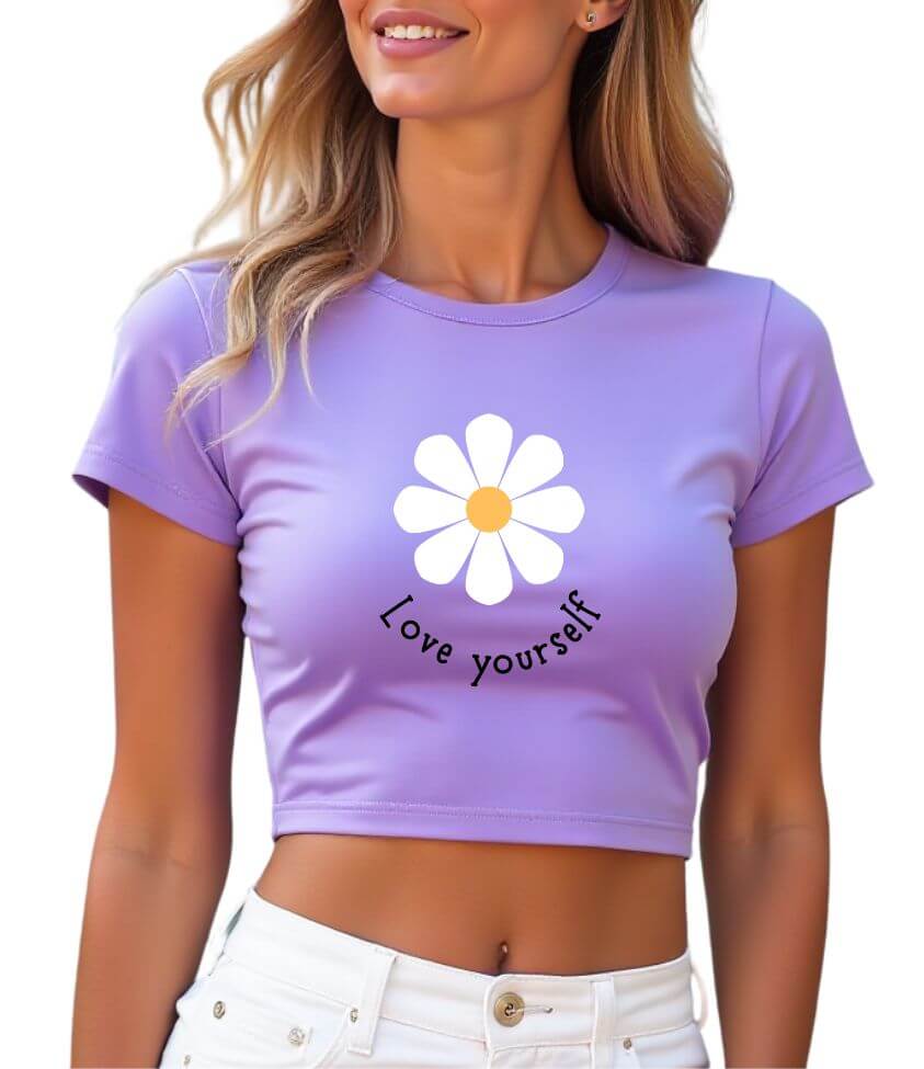 love yourself | crop top