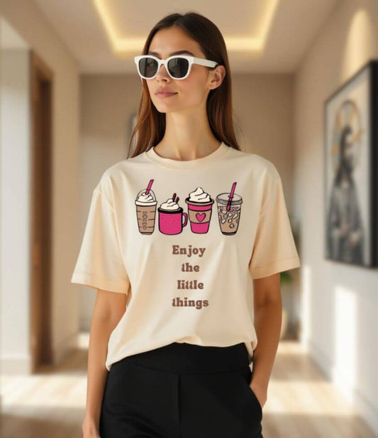 enjoy the little things | oversized T