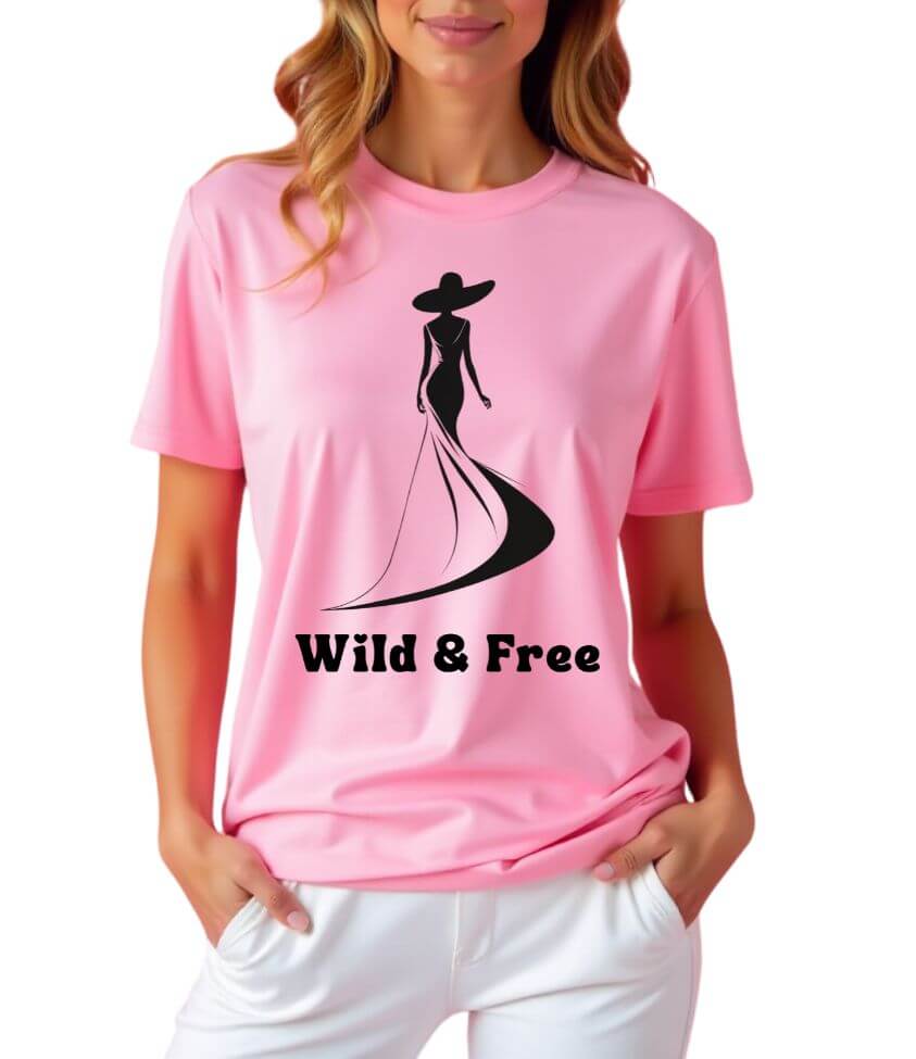 wild & free | oversized tee